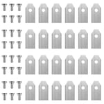 24-pack Robotgräsklipparknivar för Ecovacs GOAT G1-2000