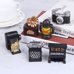 Diy Toy Oil Lamp Camera Piano For Doll House Decor Model Toys C