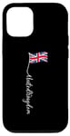 iPhone 14 Pro UK United Kingdom Signature Union Jack Flag Pole (on back) Case
