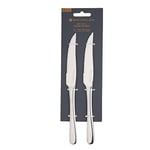 MasterClass Steak Knives Set, Two Stainless Steel Knives for Steak, Serrated Edges for Effortless Cutting, Stain and Corrosion Resistant, Dishwasher Safe