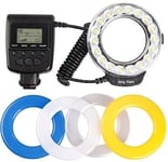 AJH Macro LED Ring Flash Light For The Digital SLR Cameras (Color : 10.64 x 5.91 x 3.35 Inches)