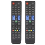 2pcs Universal TV Remote Control AA59-00465A TV Remote Controller Replacement, for Samsung