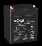 Global 12V 5.4Ah (AGM) 90 x 70  x 100