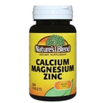 Calcium, Magnesium, Zinc 100 Tabs By Nature's Blend