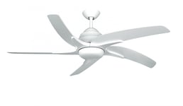 Fantasia Viper Plus Ceiling Fan with LED 54in White/Remote/Reverse