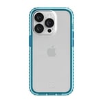 Incipio Grip Series Case for iPhone 14 Pro, Multi-Directional Grip, 14 ft (4.3m) Drop Protection - Bluejay/Clear (IPH-2009-BJC)