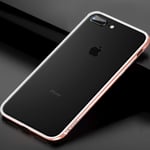 Ruthlessliu New for iPhone 8 Plus & 7 Plus TPU + PC Dropproof Protective Bumper Frame(Black) (Color : Rose Gold)