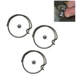 3 st fjäderkulor för DEWALT 20V slagskruvdragare N078434 N089668 Slagskruvdragare reparation DCF885 DCF886 DCF887 DCF836 fjäderstålkula
