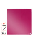 Nobo Mini Magnetic Whiteboard Coloured Tile 36x36cm Pink
