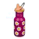 Klean Kanteen Kid Classic Narrow Happy Flowers w/ Kid Sippy Cap 355 ml