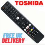 NEW CT-8069 Remote Control for Toshiba 49U6763DB 49" Freeview Play Smart 4K UHD
