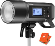 GODOX AD600Pro Portable Studio Flash Strobe Light 600Ws HSS/TTL Battery Powered Portable Outdoor Light System, Bowens S-Fit, Modelling Lamp with Carry Case + 12 Month Extended Warranty Card (3 Yrs)