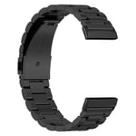 Fitbit Versa 4 Stilrent länkarmband i metall, svart