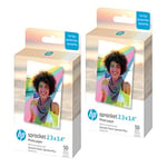 HP Sprocket 2.3 x 3.4 Premium Instant Zink Sticky Back Photo Paper (100 Sheets) Compatible with HP Sprocket Select and Plus Printers.