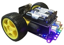 4Tronix Micro:Bit Robobit Mk3 Buggy, Expansion Board, Micro:Bit, Svart, Gul