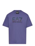 T-Shirt Sport T-shirts Short-sleeved Purple EA7