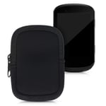 kwmobile Case Compatible with Garmin Edge 530/830 - Protective Zippered Pouch Holder for Bike GPS - Black