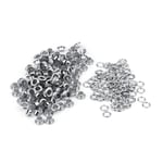 5mm Metal Eyelets Washers Grommets Scrapbooking Leather Craf Silver