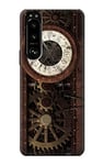 Steampunk Clock Gears Case Cover For Sony Xperia 5 III