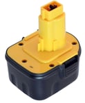 Batteri till 152250-27 för Dewalt, 12V, 3000 mAh