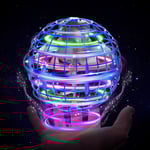 Flygande Orb Ball 2023 snurrande boll upphängd boll snurrande flygande boll fingertopp lysande upphängd topp vattendroppe bl?/blå