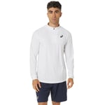 Asics Men Court Ls 1/2 Zip Top, Padel- & tennis T-Shirt dam