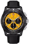 Breitling SB0147101I1X2 Avenger B01 Chronograph 44 Night Mission Orange/Lædder