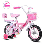 Kids' Bikes Children's Bicycles Fashion Girls' Bicycles Outdoor Outings For Children's Bicycle Children's Bicycles For 3-8 Years Old The Best Gifts For Children (Color : Pink, Size : 18 inches)