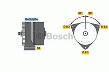 Generator Bosch - Mercedes - S-klass, W114. Lamborghini - Urraco