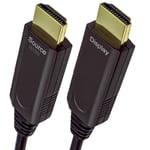 Long HDMI 2.1 Active Optical Cable AOC HDR 48Gbps 8K 60Hz/4K 120Hz 10m [10 metres]