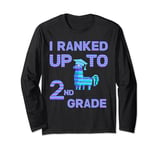 Leveled Up to 2nd Grade Video Game Back to School Boy Long Sleeve T-Shirt