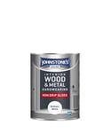 Johnstone's - Interior Wood & Metal Hardwearing - Brilliant White - High Sheen - Non Drip - Gloss Finish - Suitable Paint Interior & Exterior - Dry in 16-24 hours - 17m2 Coverage per Litre - 1.25L