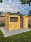 Mercia 8 X 6Ft Great Value Overlap Reverse Apex Shed With Window - Fsc&Reg; Certified