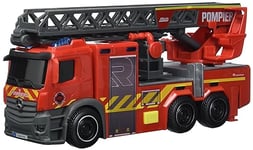 Dickie - Camion de Pompiers - Fonctions Sonores et Lumineuses - Echelle Extensible - 23cm - Dès 3 Ans - 203714011002