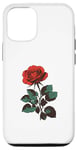 Coque pour iPhone 13 Rose rouge