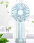 Dfjhure Cordless Fans Portable Usb, Portable USB Hand Held Fan, Personal Electric Fans Rechargeable Desktop Cooling Hand Fan with Base 2500mAh Battery 3 Modes for Home Office Bedroom Outdoor travel