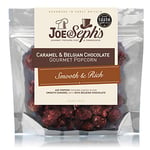 Joe & Sephs Belgian Chocolate Popcorn Snack Bag, Handmade in UK, Suitable for Vegetarians, Gluten Free, Air-Popped, Movie Night in, 32 g