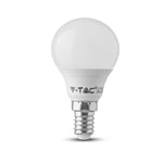 5,5W LED Glödlampa P45 Plast E14 - 6400K, 6st/förpackning - Kulör : Kall