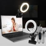 Zoom Lighting for Laptop, YIRSUR Video Conference Lighting, LED Selfie Ring Light with Clip,10 Levels of Brightness, 3 Colors for Photography, Zoom Meeting, Remote Working, Live Streaming, Vlogging