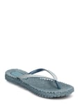 Flip Flop With Glitter Blue Ilse Jacobsen