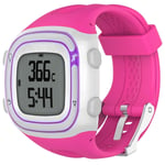 Garmin Forerunner 10 / 15 klockarmband i silikon - Rosa