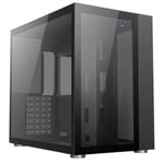 [Clearance] GameMax Infinity Mid-Tower ATX PC Black Gaming Case With Tempered Glass Side Panel