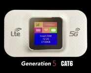 UNLOCKED Mobile Router 4g-LTE CAT6 ⭐️SMART WIFI BOX⭐️Portable Hotspot 150Mbps