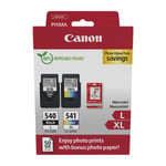 Canon PG540L/CL541XL, svart/farge Foto multipakke