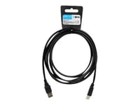 Ibox - Skrivarkabel - Usb (Hane) Till Usb Typ B (Hane) - 3 M - Svart