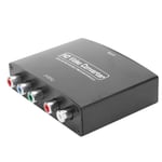 HD-videokonverter HDMI till 5RCA RGB Färgskillnadskomponentgränssnitt YPbPr R/L Ljudadapter 100-240VEU-kontakt