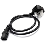 LG 42LC2DB 42LC55 42LC56 42LD450 42LD550 TV Power Lead Cable Cord with 3 Pin Mains UK Plug