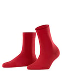 FALKE Women's Cotton Touch W SO Thin Plain 1 Pair Socks, Red (Scarlet 8228) new - eco-friendly, 5.5-8