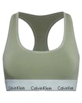 Calvin Klein Unlined Bralette W - MC Mineral Dye Eco Green (Storlek S)