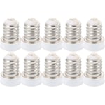 10 st Lampans Adapterlampahållare Adapter E14 Till E12 Glödlampa Adapter Försörjning